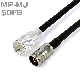 同軸ケーブル 5DFB(5D-FB) MP-MJ (MJ-MP) (インピーダンス:50Ω) 加工製作品 TV