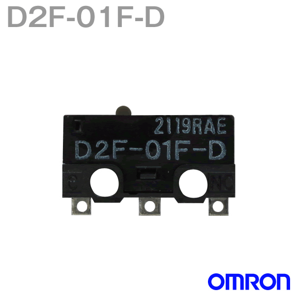 D2F-01F-D形D2F極超小形基本スイッチ