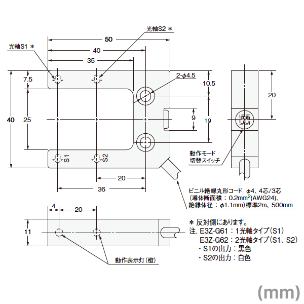 ⭐️新品⭐️OMRON アンプ内蔵型光電センサ 溝型タイプ　E3Z-G61