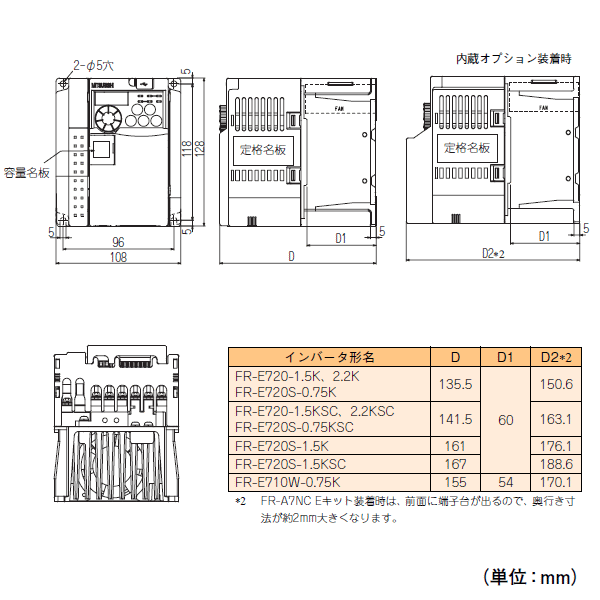 三菱電機 FR-E720パワフル小型インバータNN Angel Ham Shop Japan 