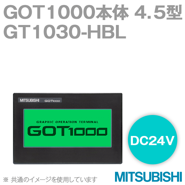 GT1030-HBLタッチパネル4.5型(288×96) DC24V NN