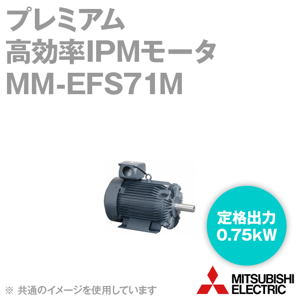 MM-EFS71Mプレミアム高効率IPMモータ(定格出力:0.75kW) NN