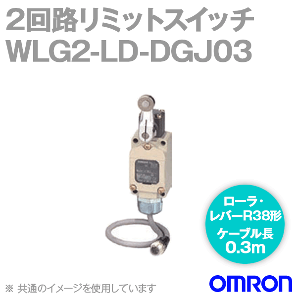 WLG2-LD-DGJ03 2回路リミットスイッチ (ローラ・レバー形) (高感度形) NN