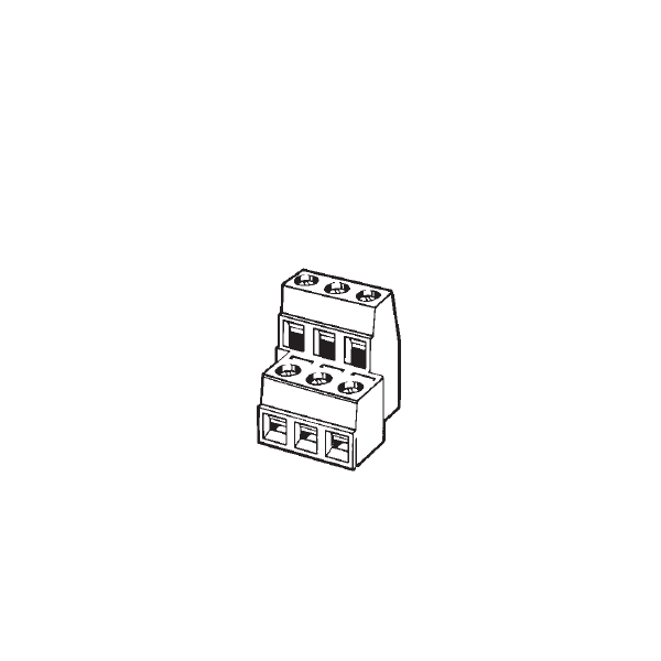 XW4E-04C2-V1プリント基板用端子台2段型端子台4極